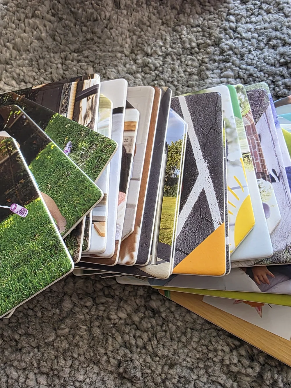 Purple Story Order Cards for Kids - Storytelling Sequence Cards